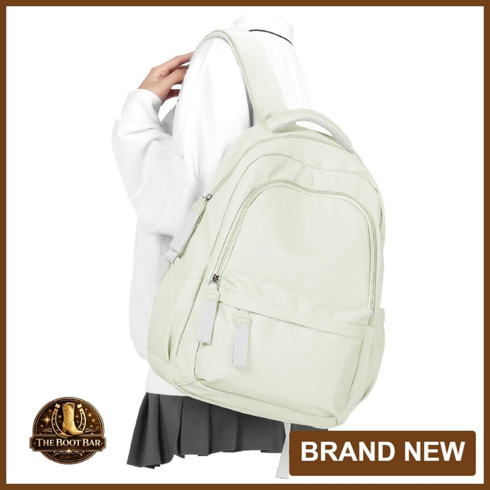 Lightweight Polyester Backpack With Laptop Compar… - image 1